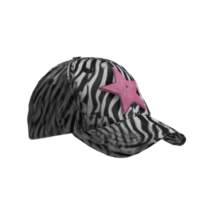 Zebra Pink Y2K Cap Roblox item