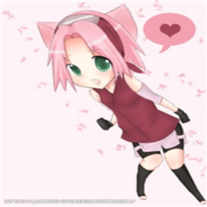 Neko Sakura (From Naruto) Roblox decal
