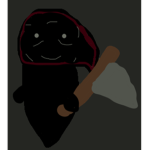 The fallen ghost.