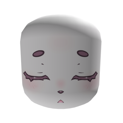 ♡ cute sleepy anime face mask kawaii Roblox item