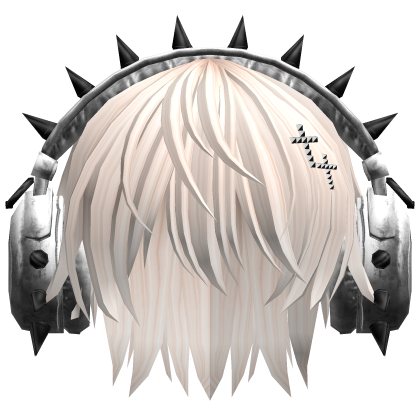 Boy Hair W/ Punk Headphones Beige V2