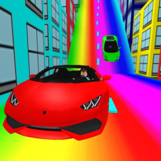 🌈 Slide Down A Rainbow Slide Obby! 🌈