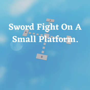 Sword Fight On A Small Platform.