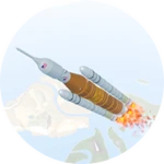 Launched a Rocket! Roblox badge thumbnail