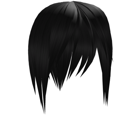 Black Emo Anime Hairstyle Roblox item