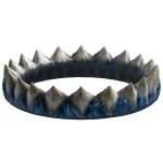 (CODE= 2284 ) Shark teeth crown