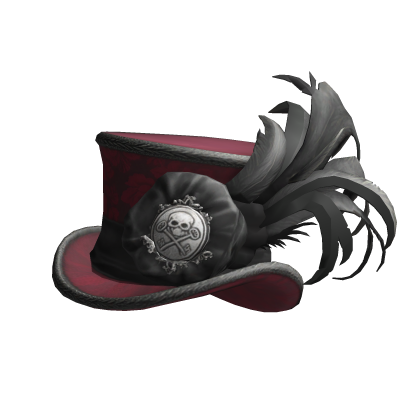 Dark Victorian Feather Hat