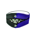 Blue Stitched Mask