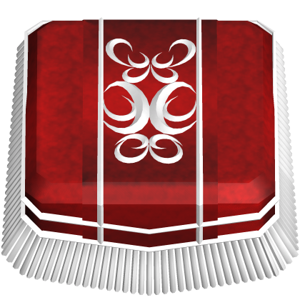 1.0 Christmas Royal shoulder pad (right) - Red