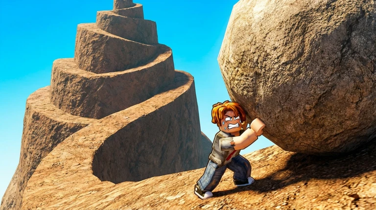 Empurre a Rocha | Jogue na Roblox