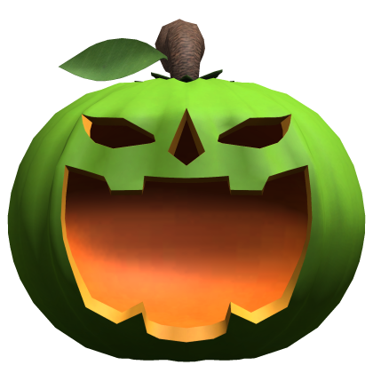 green halloween pumpkin hat