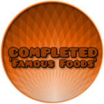 Completed: Famous Foods Stage!