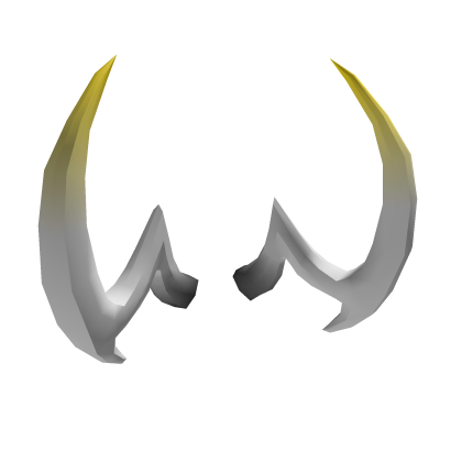 Inverted Wicked Horns (Yellow) Roblox item