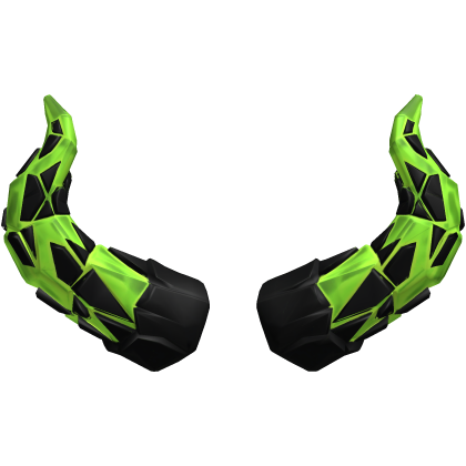 Lime Green Magma Horns