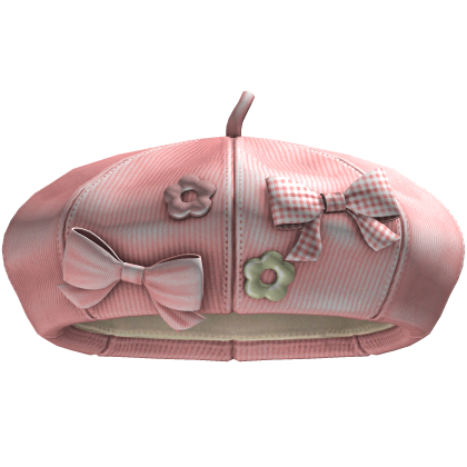 Igari Bow Beret (Pink) Roblox item