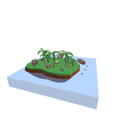 Low poly island