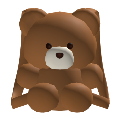バッグ thehighlights 'draw' teddy brown Teddy Bear Backpack Brown - Roblox