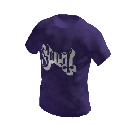 Ghost Logo Tee - Limited Edition Purple Roblox item thumbnail