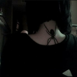 behind them.