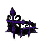 Dark Purple Imperial Cross Crown