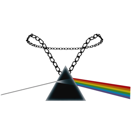 Pink Floyd - The Dark Side of the Moon Necklace