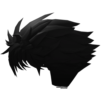 Black Gojo Anime Resting Messy Hair