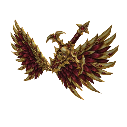 Ruby Requiem Wings Red Gold Roblox item