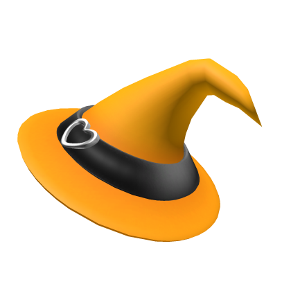 ♡ : cute orange witch hat