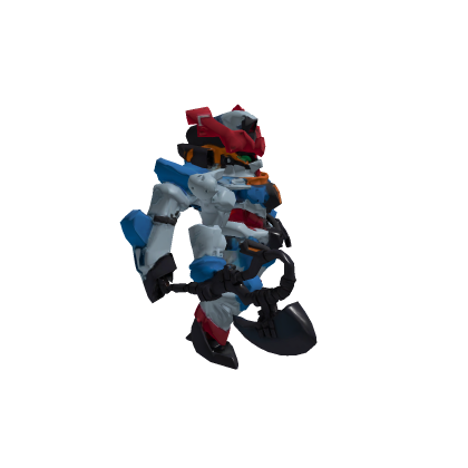 mecha+figure+3d+model