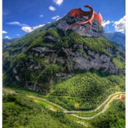 climb to see a dragon