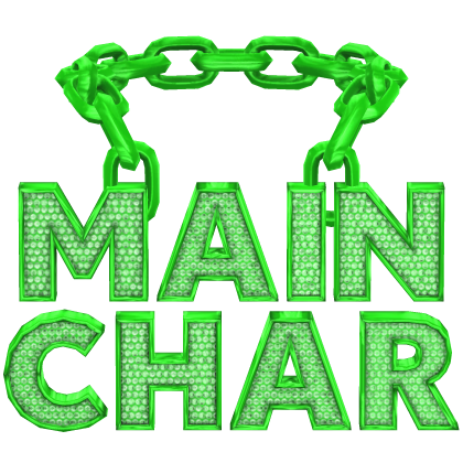 Main Char Green Chain Roblox item