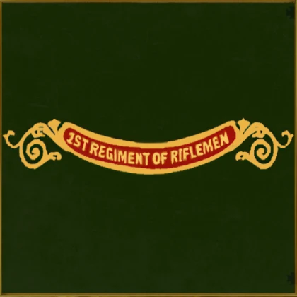 1st Regiment of Riflemen Flag USA (SQUARE FLAG)