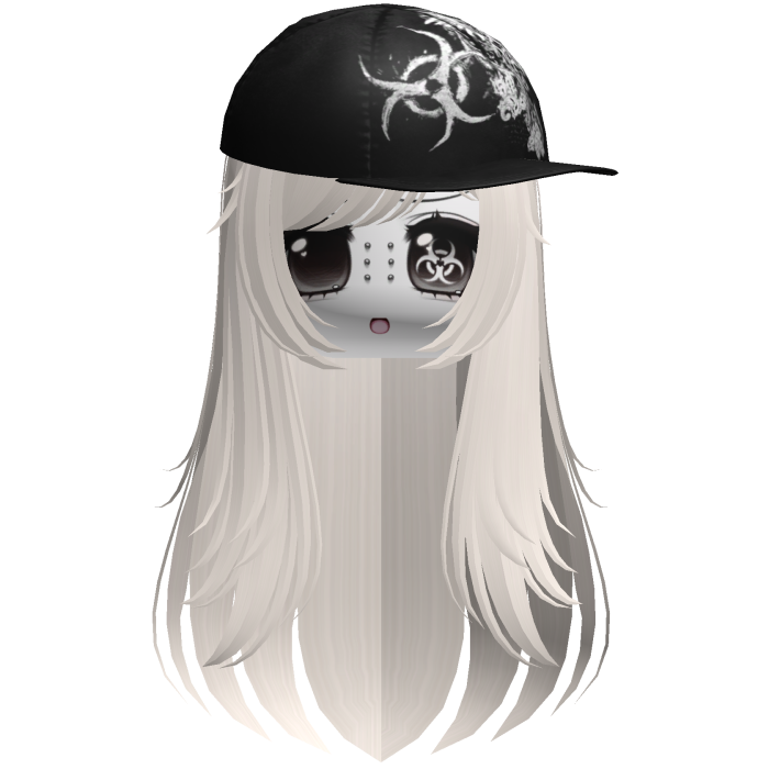 Moe Scene Blonde Wispy Hair /w Emo Cap
