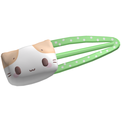 masyumaro kawaii neko hairclip green