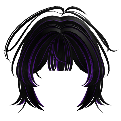 Fluffy Purple Bangs