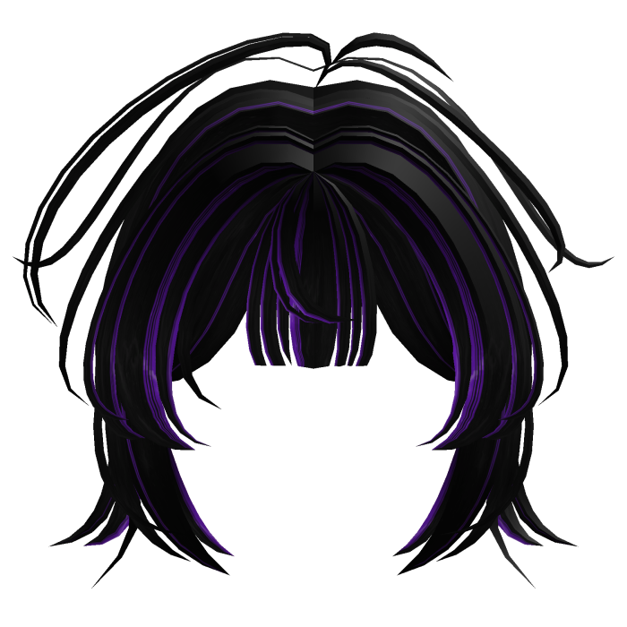 Fluffy Purple Bangs