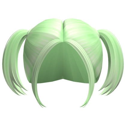 -',ৎ Baby Child High Punk Pigtails in Green