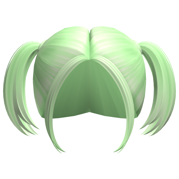 -',ৎ Baby Child High Punk Pigtails in Green