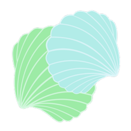 Seashells- Green and Blue Roblox decal