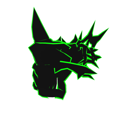 Green Cartoony Shoulder Armor (Left) Roblox item