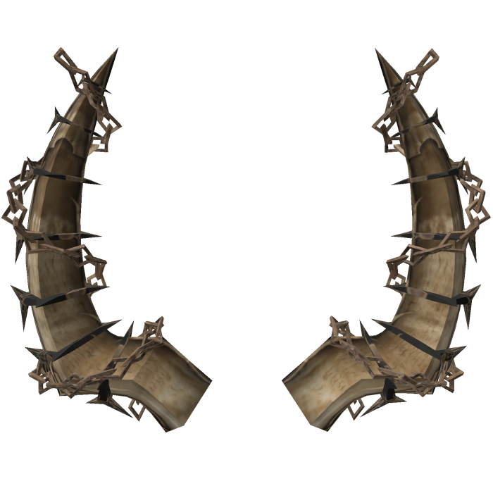 Bone Skeleton Decay Veil-Piercer Horns