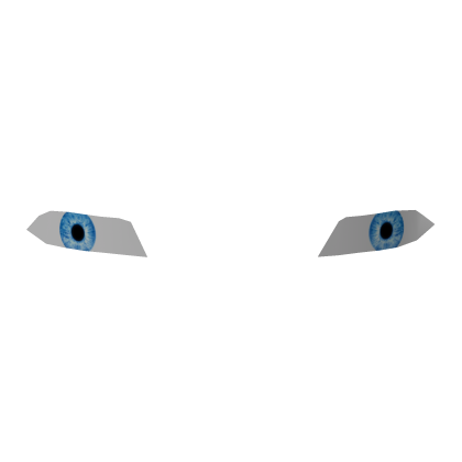 Ice Blue Mog Eyes For Man Face Roblox item