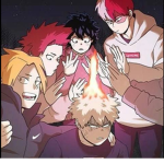 Denki kirishima bakugo todoroki and deku