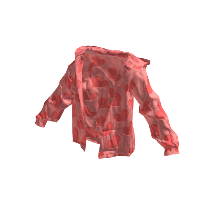 Y2K LOVE HEART RED JACKET