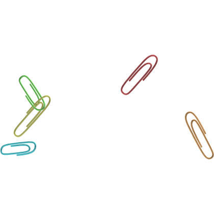 Colorful Paper hairclips