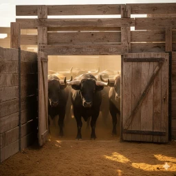 STIRS THE BULL ON GRANDPA'S RANCH icon