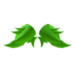 Green Cat Neck Fluff
