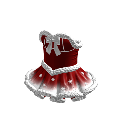 Santa Dress red white thumbnail