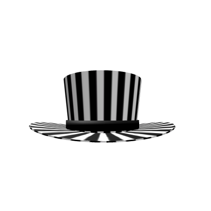 Beetle Juice Striped top Hat