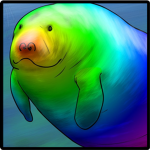 Oh, the hue manatee!
